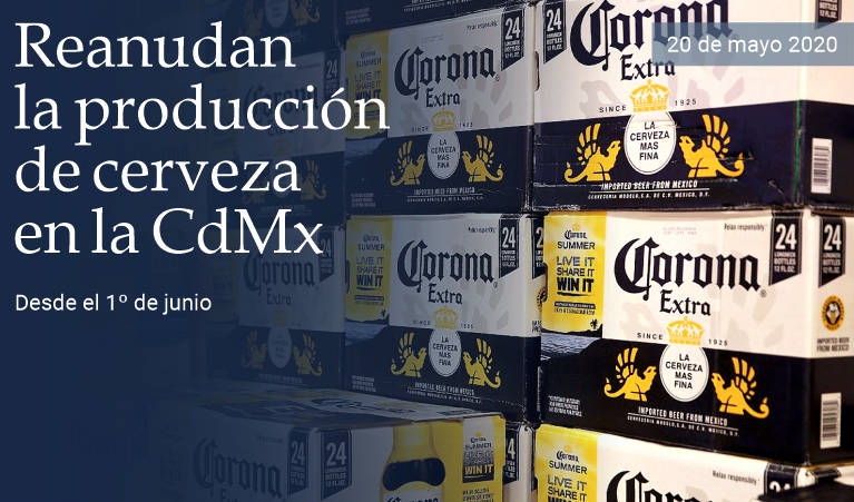 Reanudan la produccin de cerveza en la Ciudad de Mxico