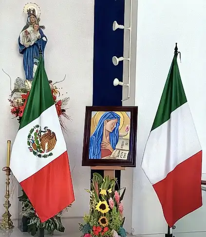Celebración en México de la Virgen Fiel, patrona de los Carabinieri
