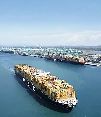 La compagnia italiana di trasporto container MSC è la prima al mondo