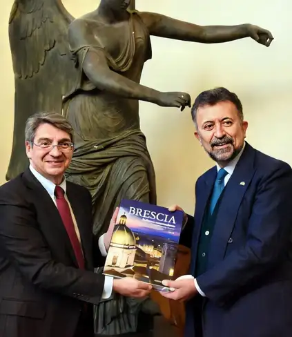 El embajador de México en Italia de visita en Brescia