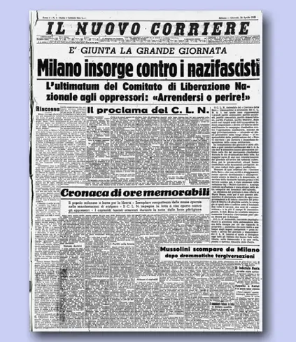 25 de abril, qué se celebra en el Día de la Liberación de Italia