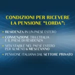 Tratamiento fiscal de las pensiones para italianos en el exterior