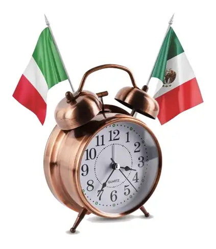 En casi todo México aumentará la diferencia horaria con Italia