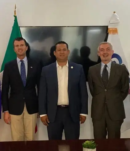 Seconda visita in Messico del sottosegretario di Stato italiano Giorgio Silli