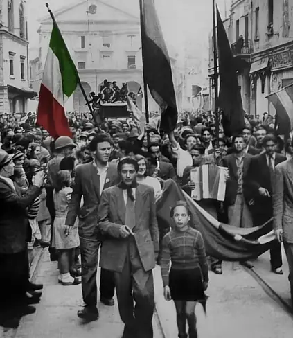 Celebrazione dell'anniversario della liberazione d'Italia a Città del Messico