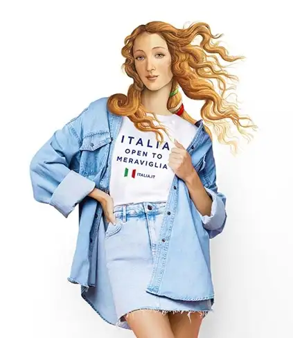 Viajes: la campaña de promoción de Italia con la Venus de Botticelli