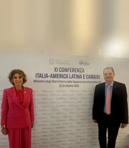 Dichiarazioni dell'On. Porta all'XI Conferenza Italia-America Latina / Foto: ministero degli Affari esteri e della Cooperazione internazionale