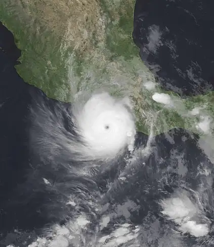 Il Messico e l'Italia tra i Paesi che più temono i cambiamenti climatici / Foto: ABI imagery from NOAA's GOES-16 Satellite
