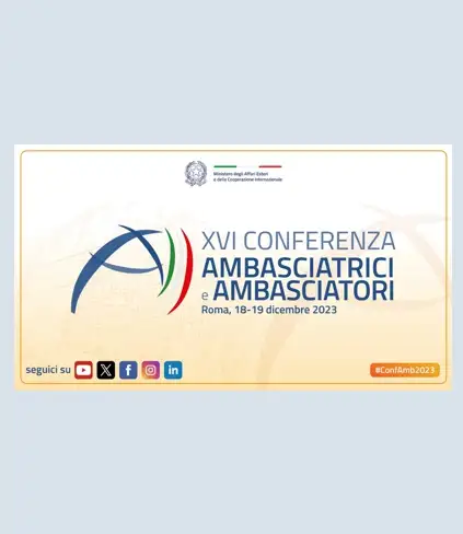 A Roma la XVI Conferenza delle Ambasciatrici e degli Ambasciatori d’Italia / Immagine: X @ItalyMFA