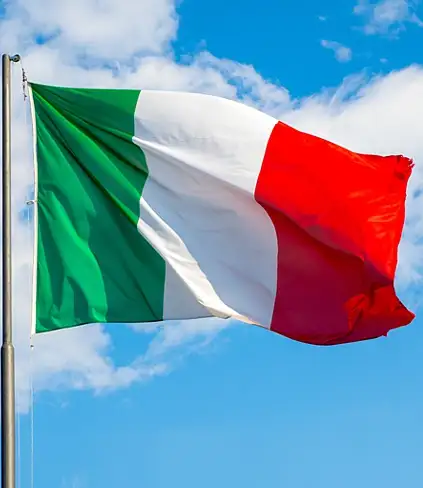 La historia de la bandera italiana