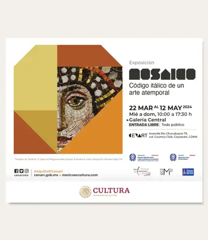 In Messico la mostra “Mosaico. Codice italico di un’arte senza tempo” / Immagine: Centro Nacional de las Artes
