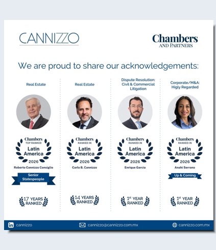 Cannizzo nuovamente riconosciuto da Chambers and Partners 2026 / Immagini: Chambers and Partners