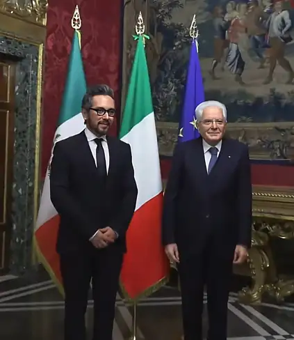 Mattarella riceve le lettere credenziali dell'ambasciatore del Messico / Foto: Presidenza della Repubblica Italiana