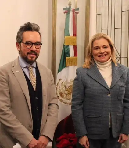 La governatrice del Chihuahua ha presentato lo stato a Roma / Foto: Instagram @embamex_italia