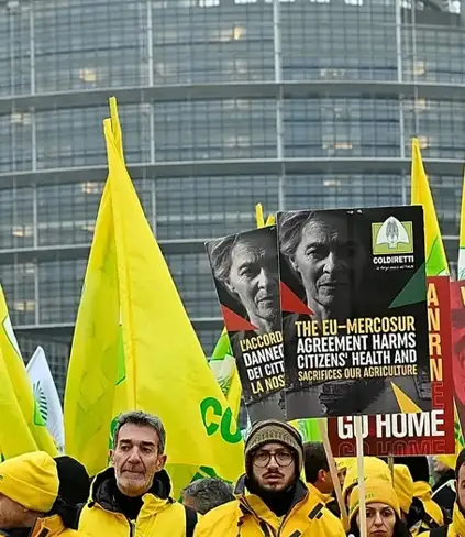 Stop del Parlamento Europeo all'intesa commerciale con il Mercosur / Foto: AP