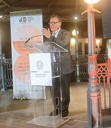 Italian Design Day in Messico, l'ambasciatore Modiano esalta la creatività / Foto: Puntodincontro
