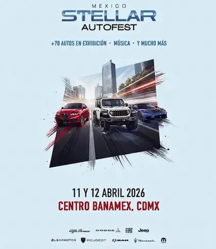 Stellantis: al via il primo salone dell'auto in Messico / Immagini: stellarautofest.mx