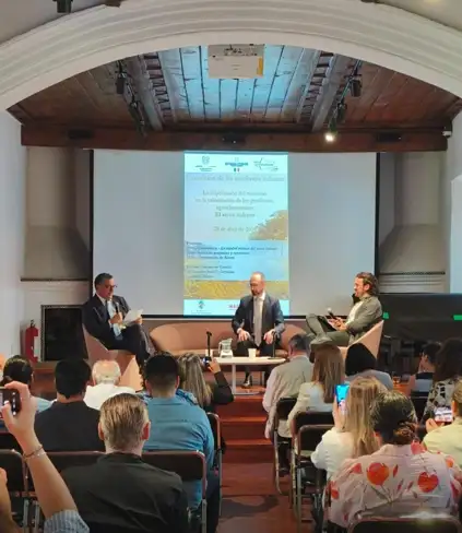 L’Ambasciatore Modiano: «Riso pilastro dell’identità agroalimentare italiana» / Foto: Instagram @abarroteriaitaliana