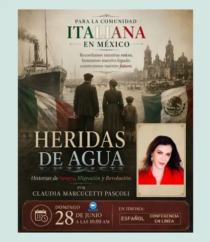 La scrittrice italiana Claudia Marcucetti racconta 'Heridas de agua' / Immagine: Claudia Marcucetti