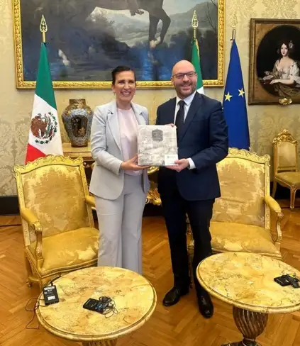 Missione in Italia della presidente della Camera dei Deputati messicana / Foto: puntoaereo.com.mx