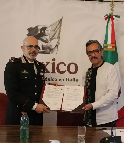 L'Italia restituisce reperti archeologici all'ambasciata messicana / Foto: tg24.sky.it